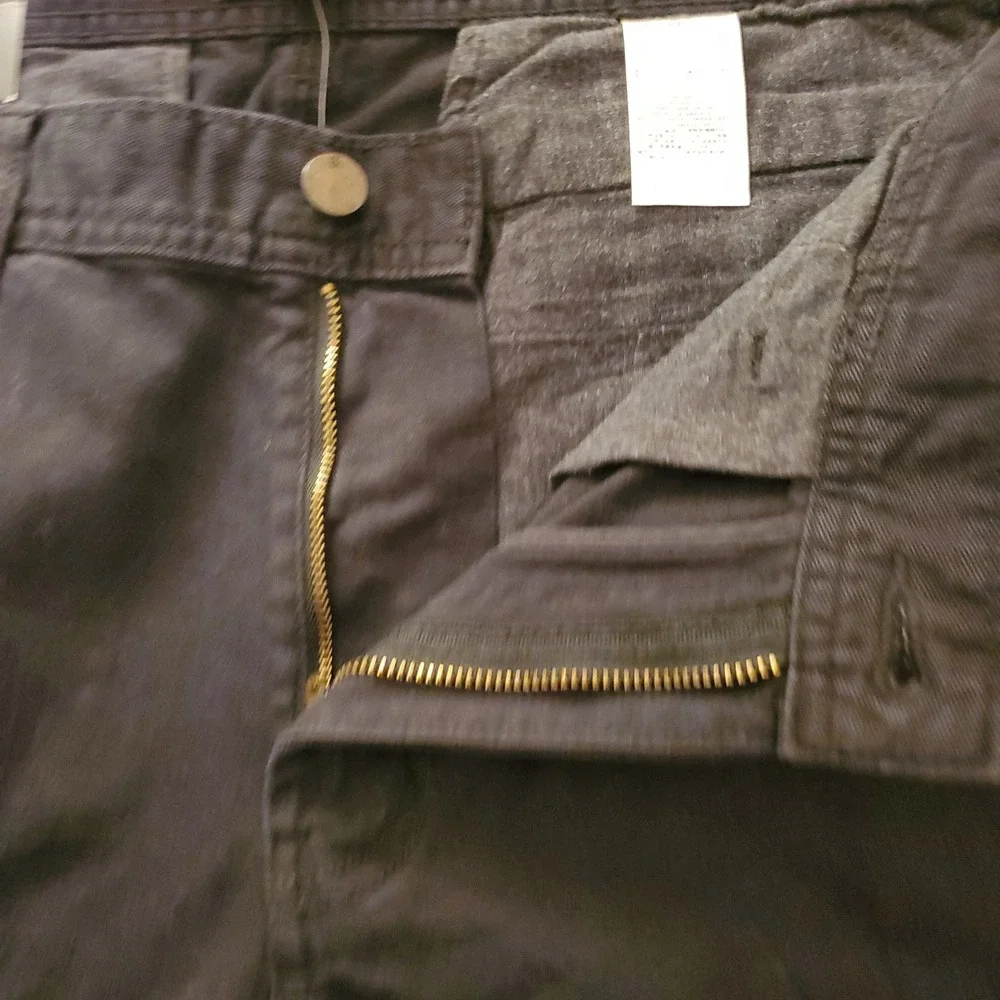 Banana Republic Surplus Twill Pant Mn 32x34 actual ins 30 BLK Athletic Taper NWT